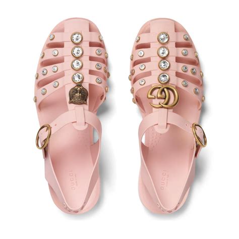 gucci sandal rubber|gucci rubber sandals sale.